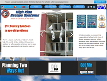 Tablet Screenshot of highriseescapesystems.com
